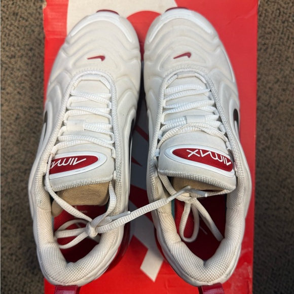 Nike Air Max 720 SE White Hyper Crimson Women Nike Air Max 720 White Hyper Crimson Sneakers